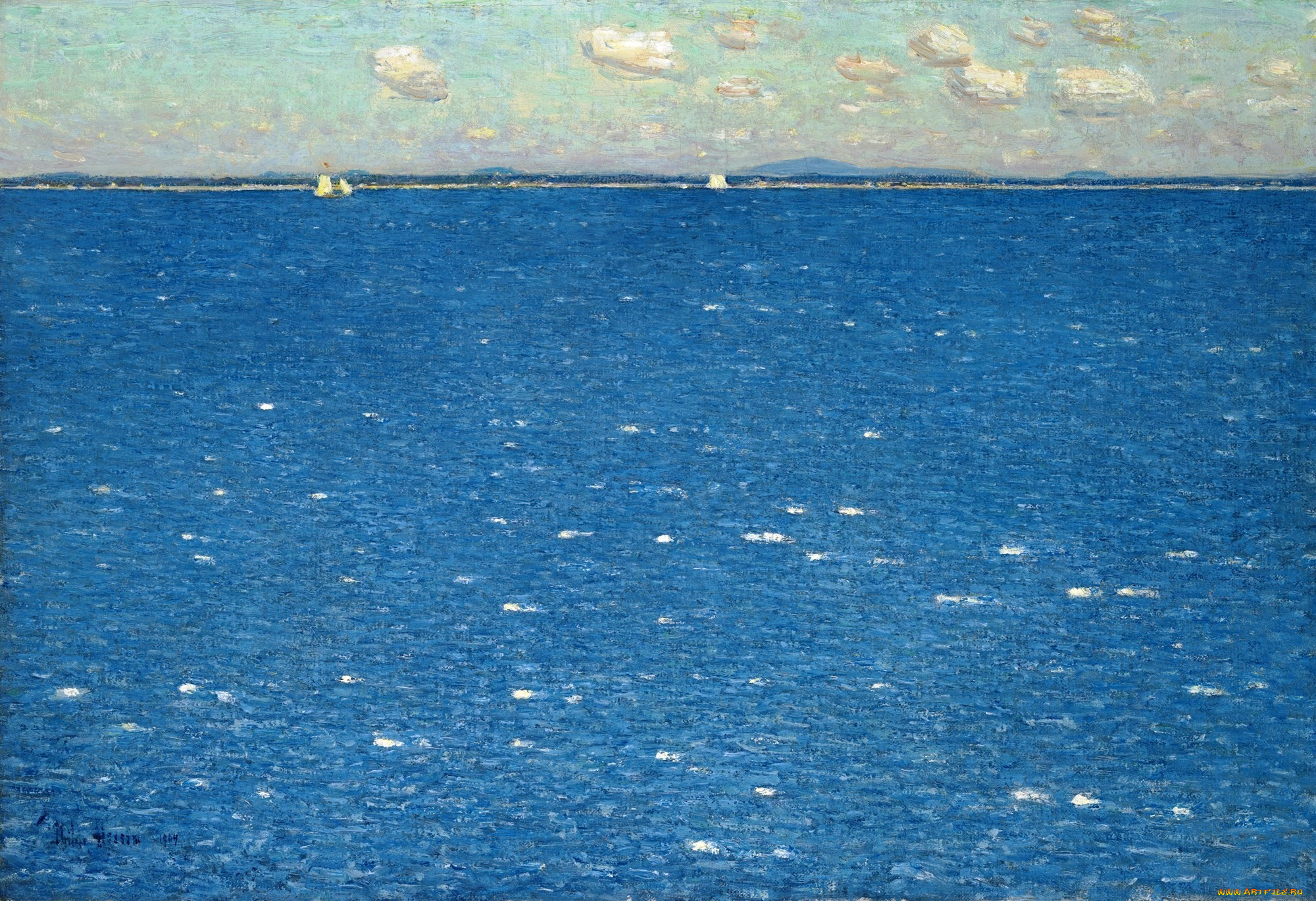 the west wind isles of shoals, , frederick childe hassam, , , , 